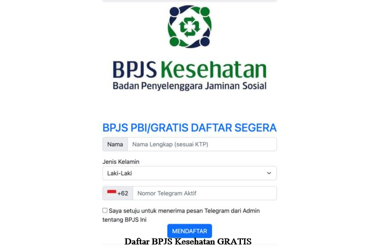 daftar bpjs kesehatan gratis