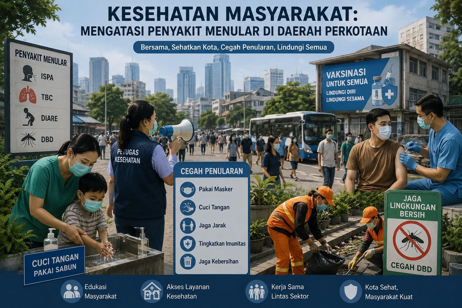 Kesehatan Masyarakat: Mengatasi Penyakit Menular di Daerah Perkotaan